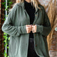 7Th Ray - Rib Button Down Side Pocket Shacket