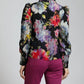 Apny - Painted Blooms Blouse