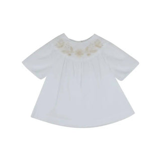 Babe & Tess - Girls Luisa With Floral Embroidery Mini Dress