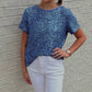 Insight - blue sequine shirt