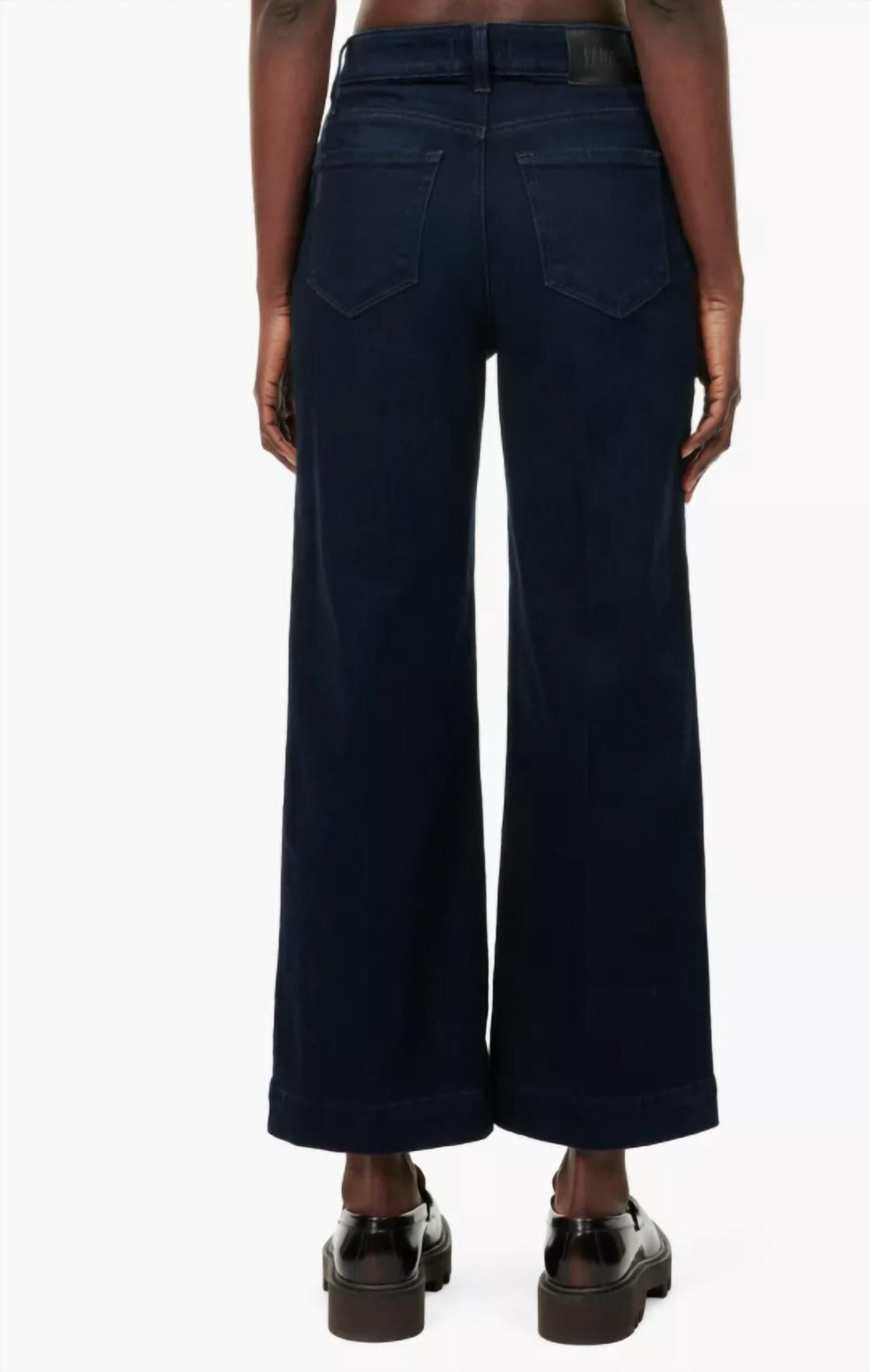 Paige - Anessa Wide Leg Cropped Jeans