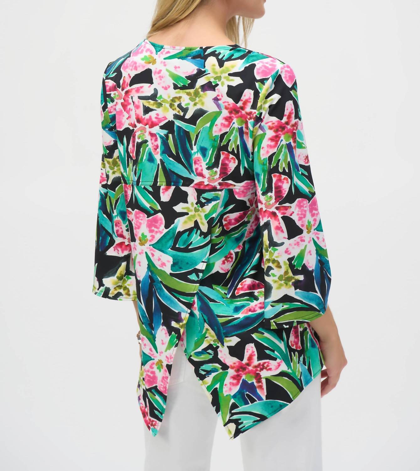 Joseph Ribkoff - Women's Silky Knit Tropical Tunic Top