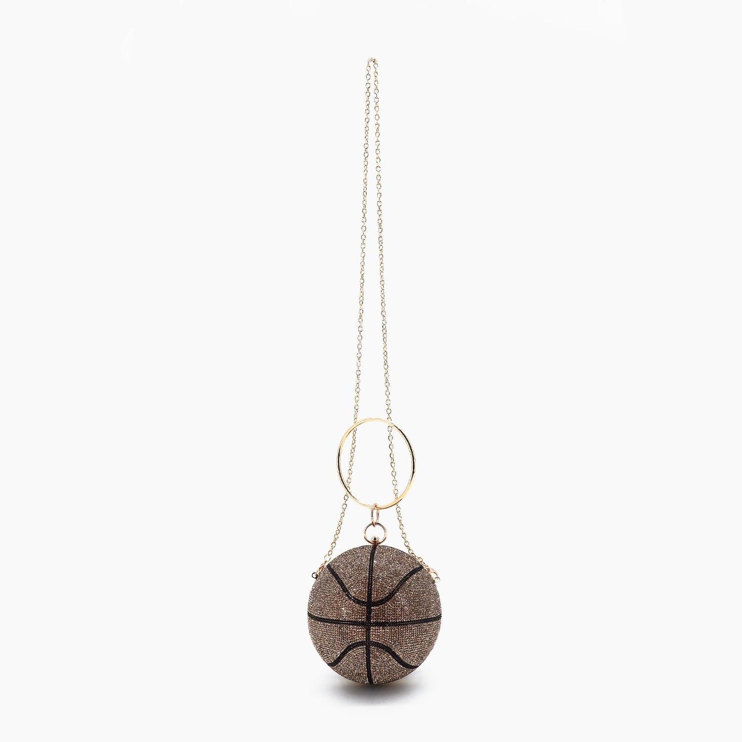 Like Dreams - Women's Dribble Rhinestone Basketball Clutch Bag