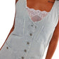 Free People - Bendita Midi Denim Dress