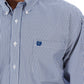 Cinch - Men's Royal Stripe Long Sleeve Button Down Shirt