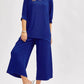 Dear Scarlett - Bali Wide Leg Capri Travel Set