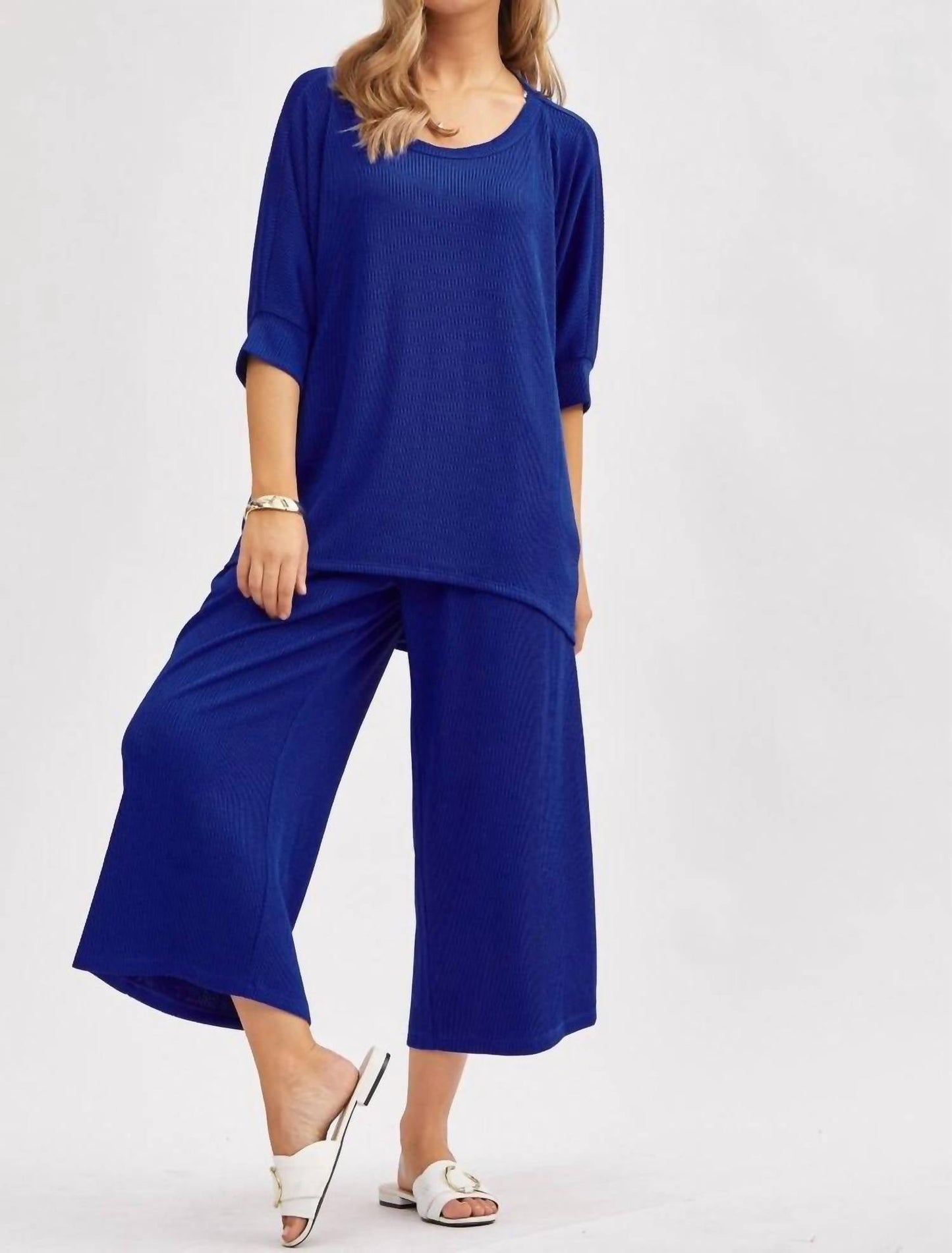 Dear Scarlett - Bali Wide Leg Capri Travel Set