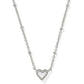Kendra Scott - Women's Mini Ari Heart Satellite Short Pendant Necklace