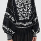 Farm Rio - Embroidered Long Sleeve Blouse