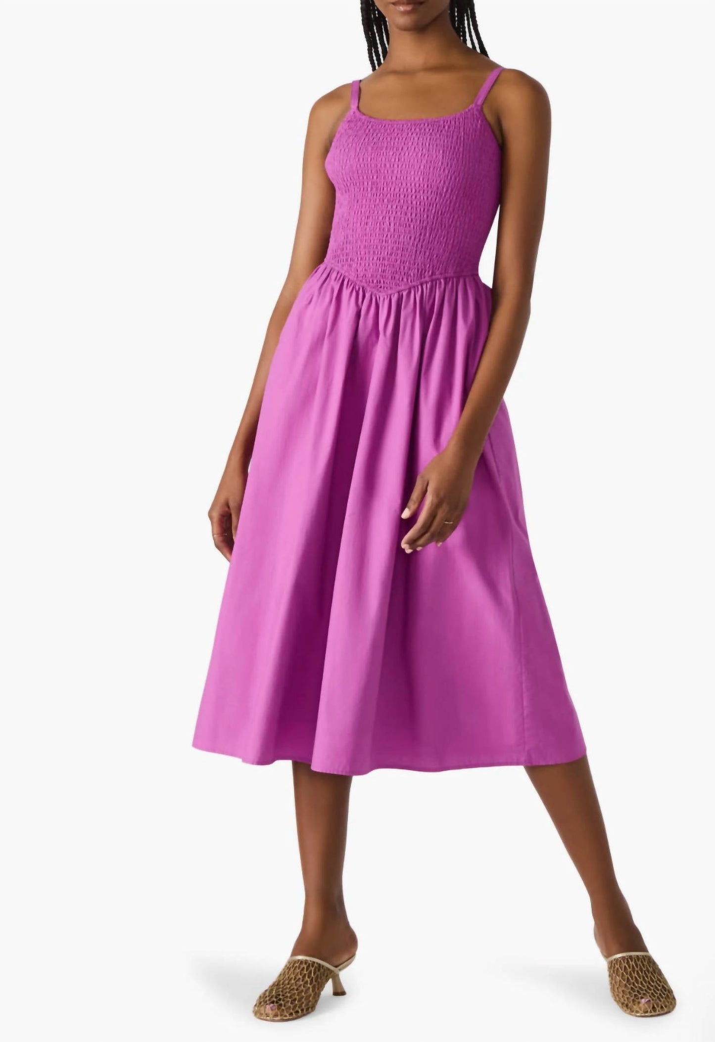 Steve Madden - Codie Smocked Bodice Sundress
