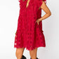 Buddylove - Aubrey Ruffle Shoulder Mini Dress