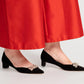 Frances Valentine - Women's Paula Velvet Mini Block Heel