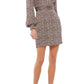 Mac Duggal - Floral Print Bubble Sleeve Dress