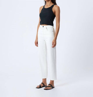 Slvrlake - London Crop Straight Leg Jean