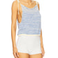 Free People - Striped Tie Shoulder Tank Top