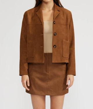 Lucy Paris - Brent Suede Jacket
