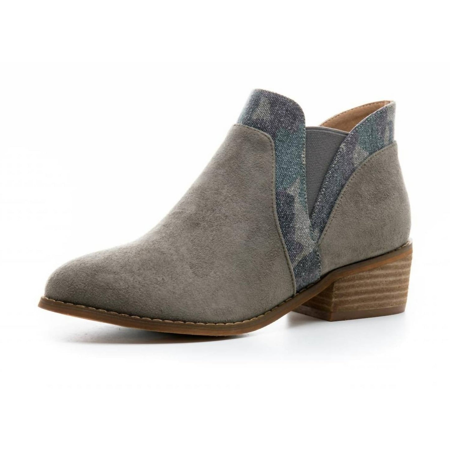 Corkys Footwear - Women's Crisp Slip-on Sueded Ankle Booties
