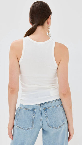 Rabanne - Asymmetric Signature Pierced Tank