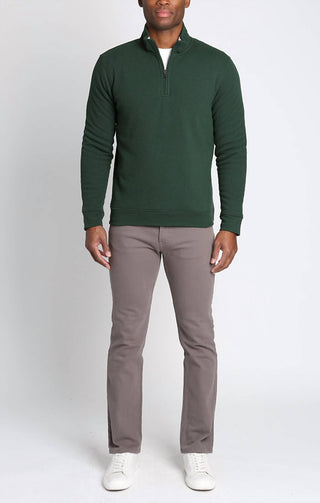 Jachs New York - Recycled Jacquard Sherpa Lined Quarter Zip Pullover