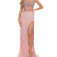 Ashleylauren - Dazzling Fully Hand Beaded Gown
