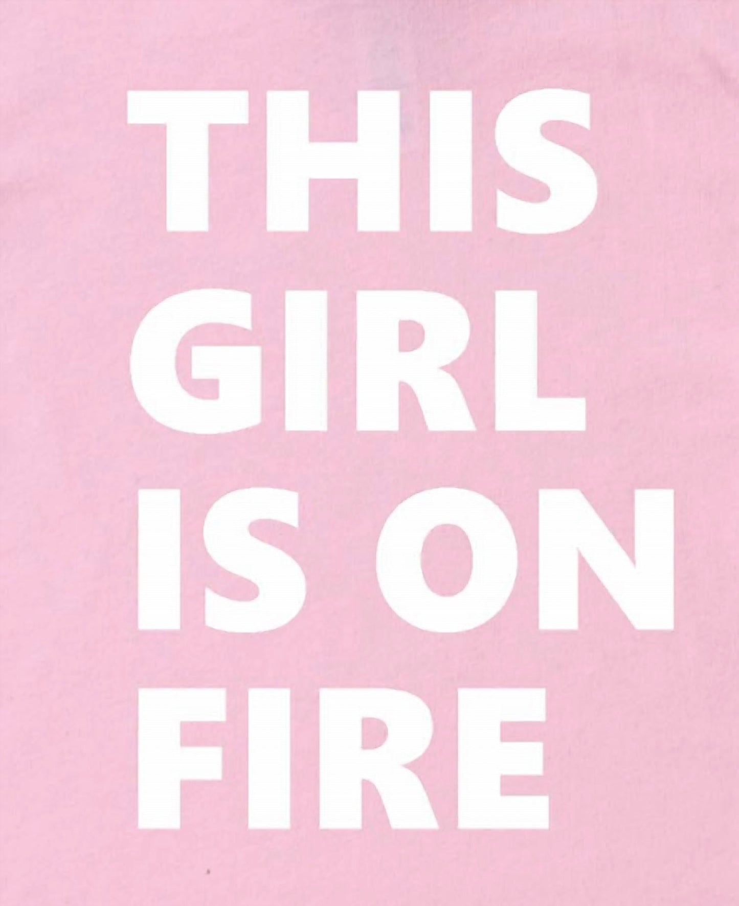 Bella + Canvas - Girl's This Girl Is On Fire Summer Tee