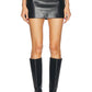 Agolde - Agda Mini Leather Skirt