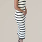 Miou Muse - Crochet Knitted Striped Dress