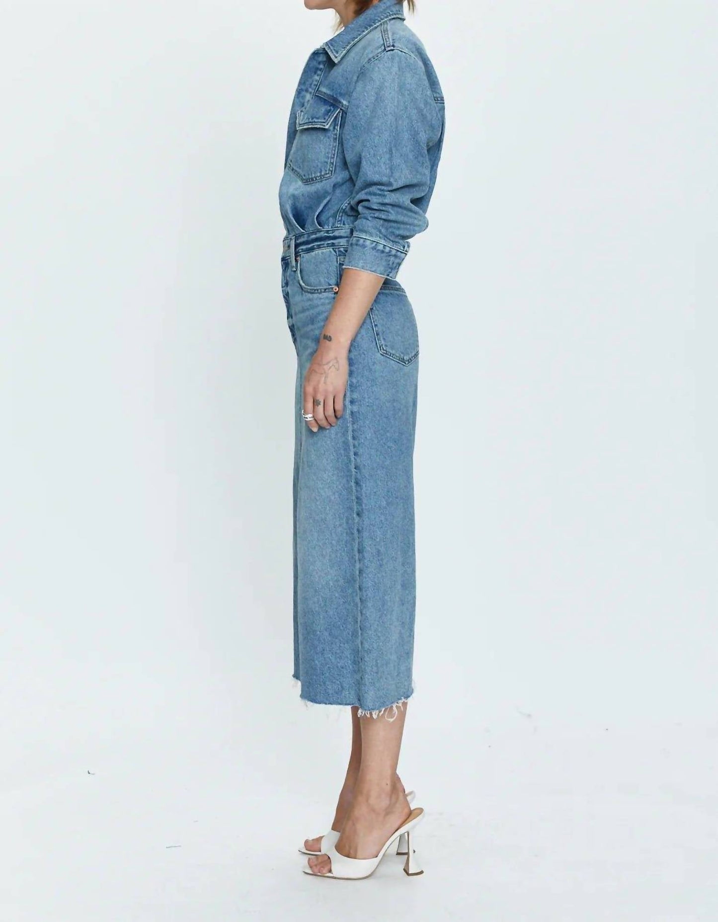 Pistola - Denim Amira Midi Dress