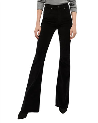 Veronica Beard - Beverly Velvet Skinny Flare Jeans