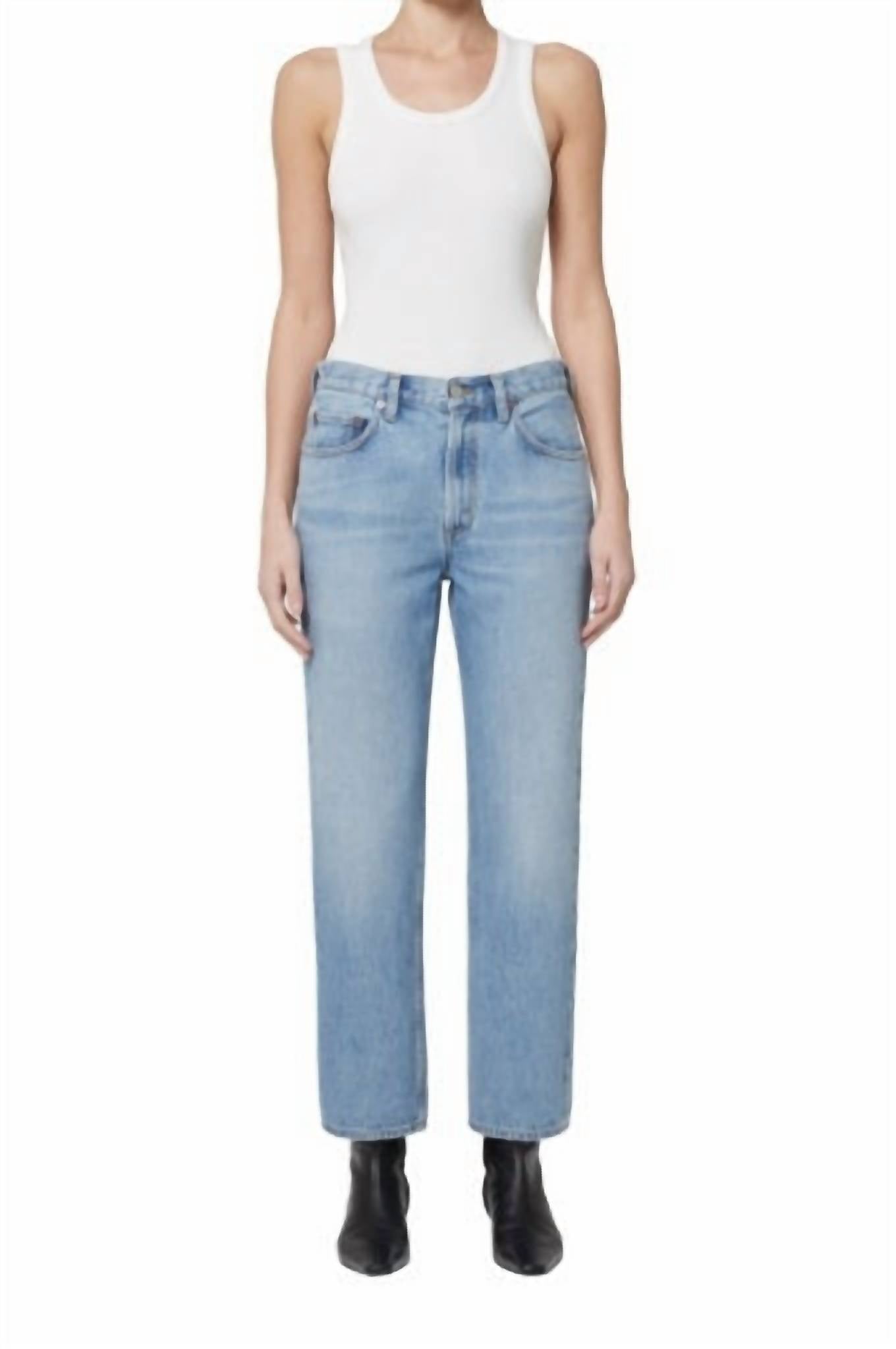 Agolde - Valen Mid Rise Straight Jean
