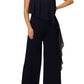 Adrianna Papell - Wide Leg Crepe Jumpsuit