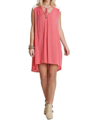 Umgee - Bohemian Lace Sleeveless Dress