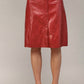 Fate By Lfd - Faux Leather Midi Skirt