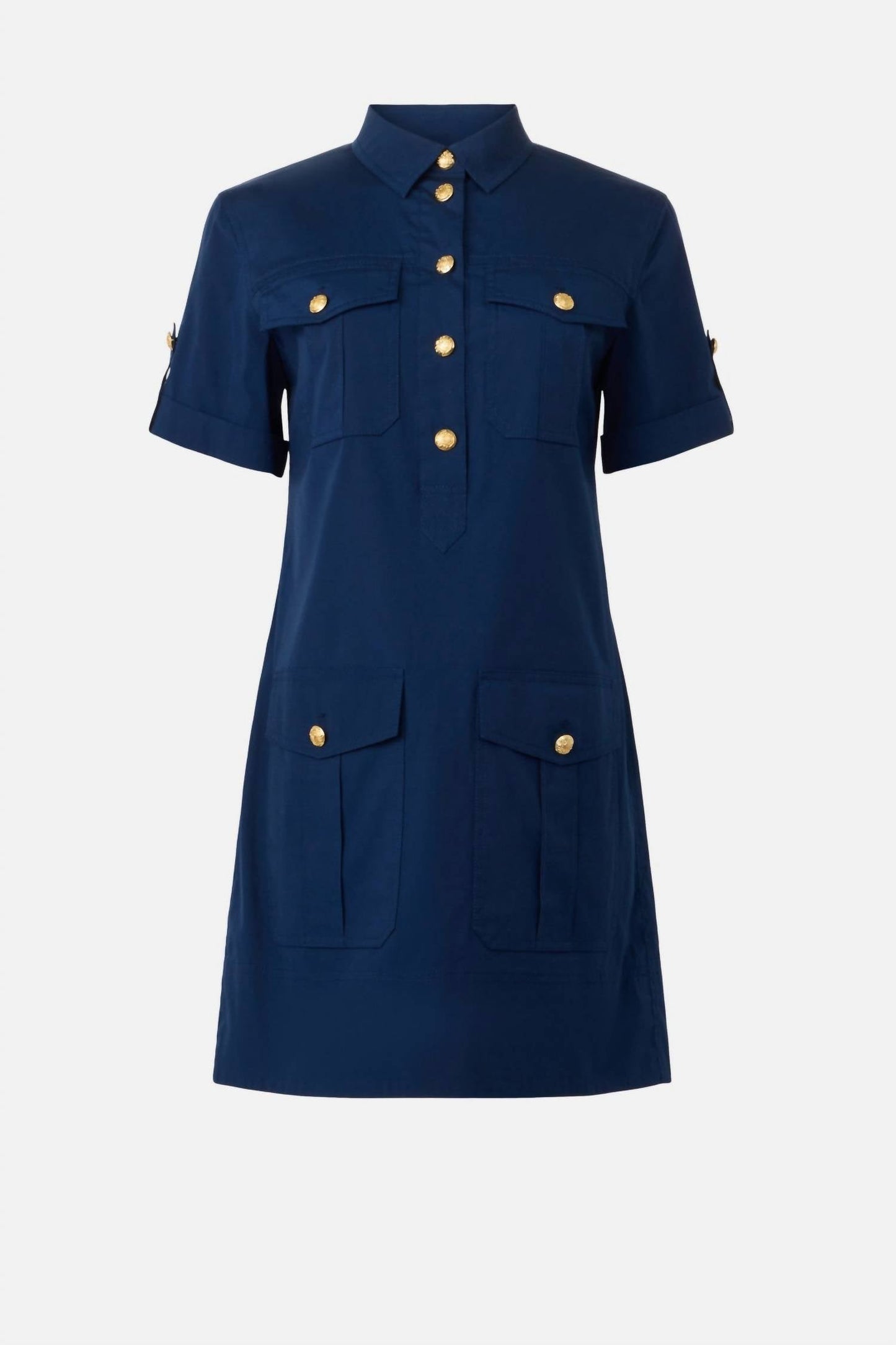 Veronica Beard - Lucca Button Front Mini Dress