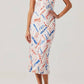 Astr - Joan Printed Maxi Dress