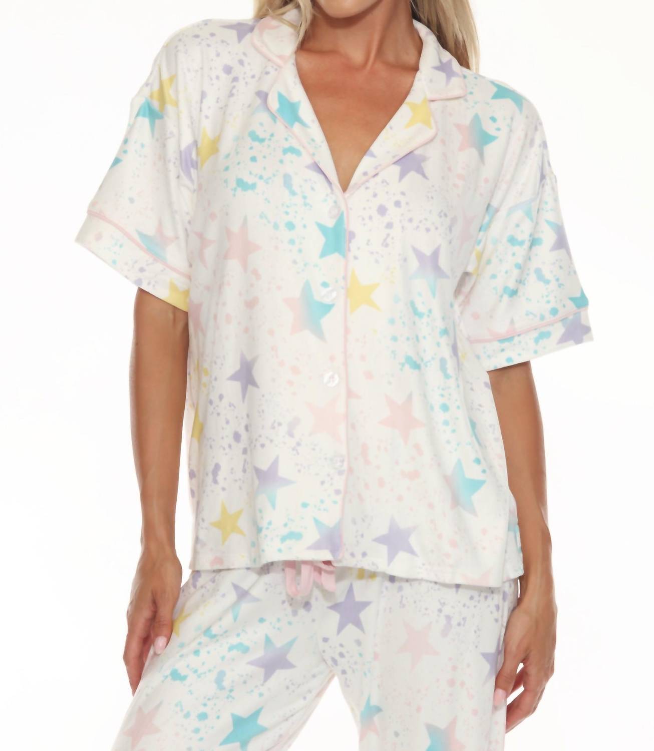 Pj Salvage - Star Splatter Pajama Set