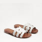 Sam Edelman - Women's Bay Leather Double E Logo Slide Sandal