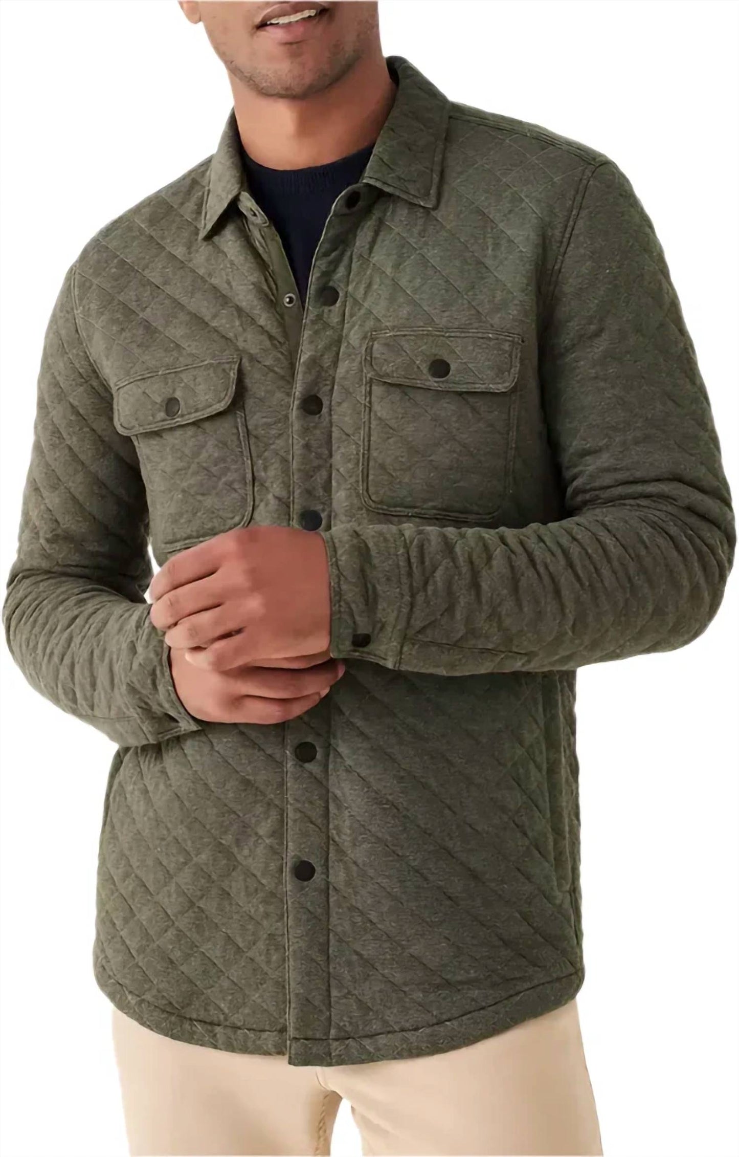 Faherty - Epic Quilted Fleece CPO