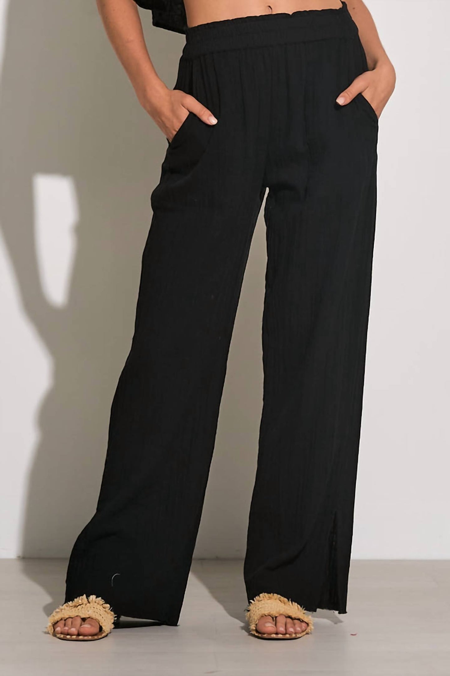 Elan - S24 BLACK PANTS
