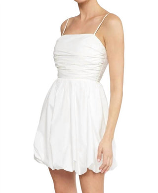 Entro - Theresa Spaghetti Strap Ruched Bubble Mini Dress