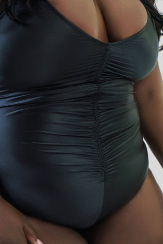 Good American - Always Ruched One-piece Swimsuit