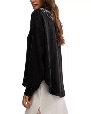 Free People - HOLLY HENLEY SWEATER