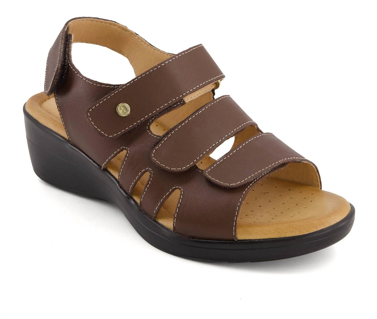 Andrea - Women's Premium Comfort Wedge Fisherman Leather Sandals