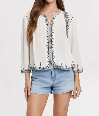 Another Love - Chrissy Embroidery Top