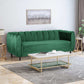 Miranda Modern Glam Velvet 3 Seater Sofa