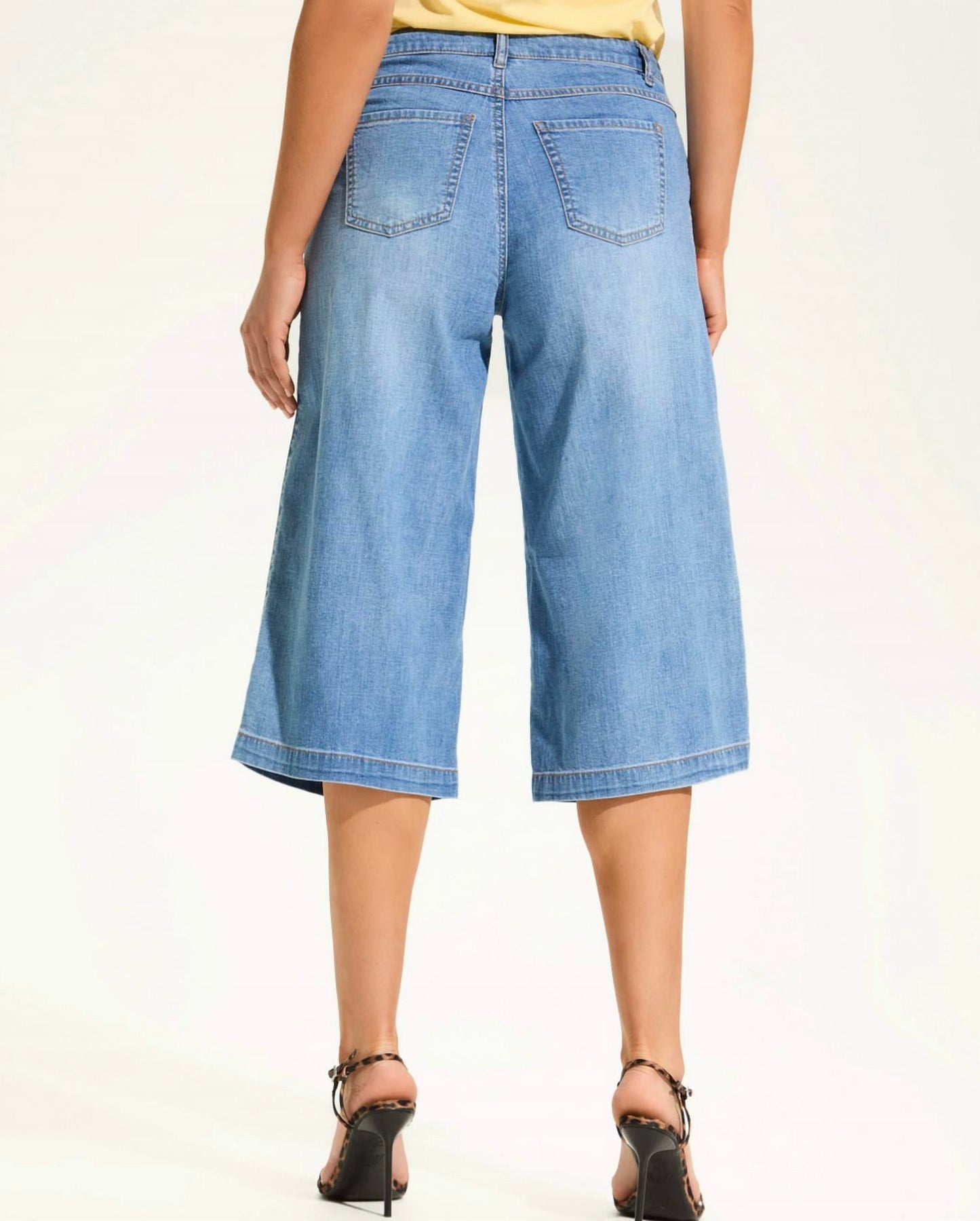 Fdj - Olivia Wide Leg Capri Pants