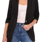 Vince Camuto Longline Blazer in Rich Black, Size 14