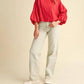 &Merci - Button Down Bubble Sleeve Top