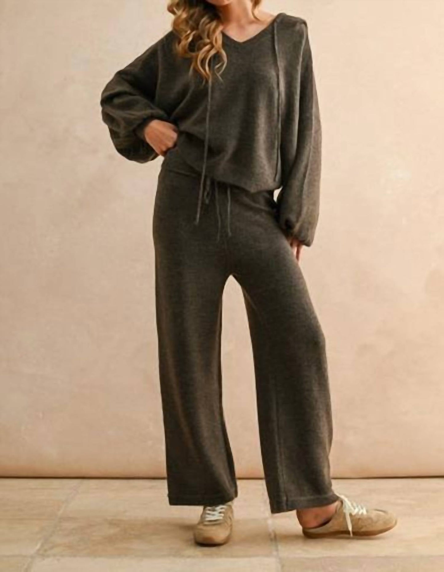 Miou Muse - Two Tone Sweater Pants