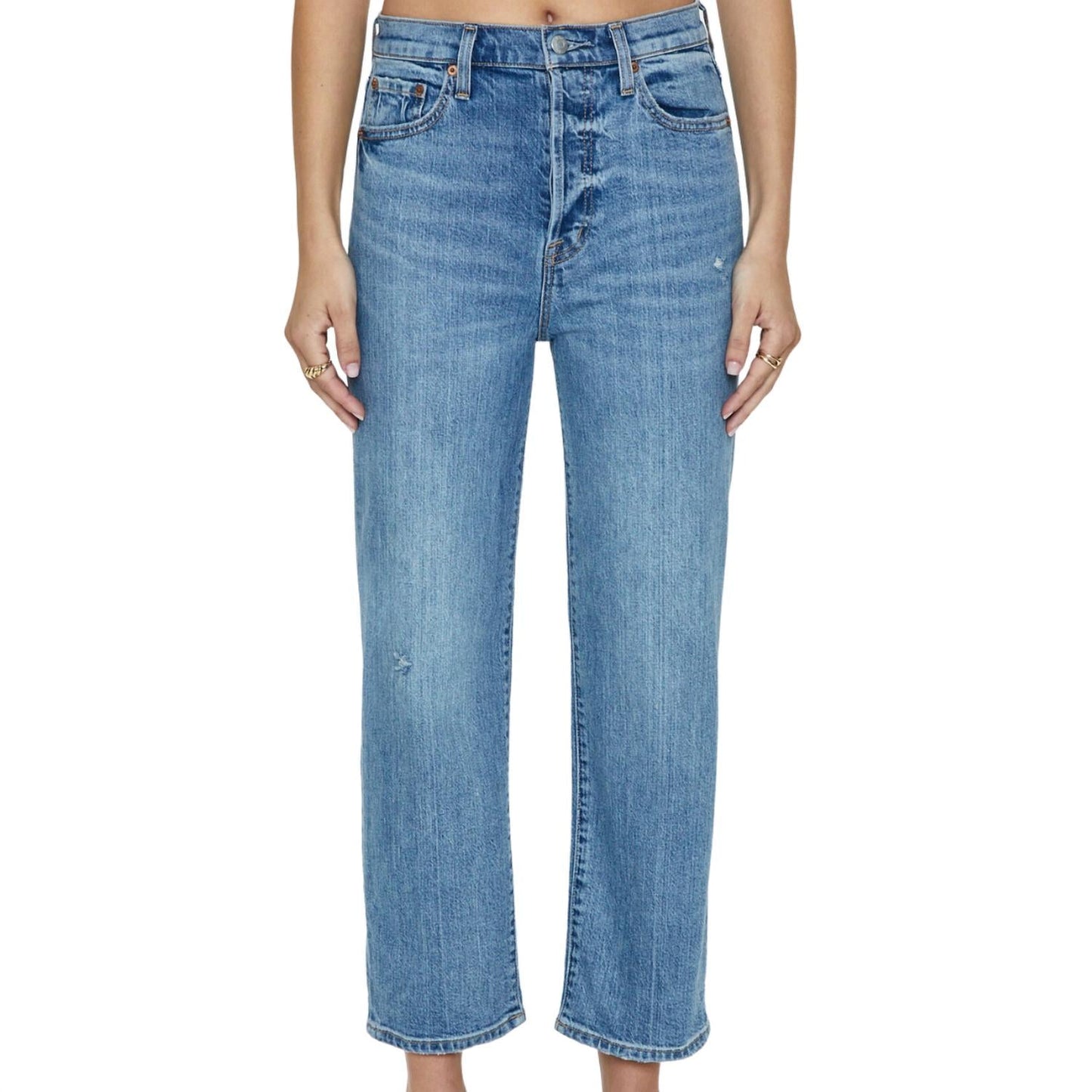 Pistola - Cassie Super High Rise Straight Crop Jean